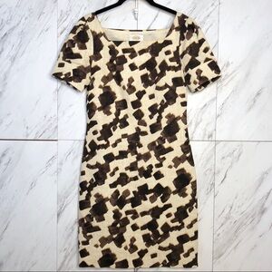 3/$60 Talbots Digital Giraffe Animal Print Dress SZ 4
